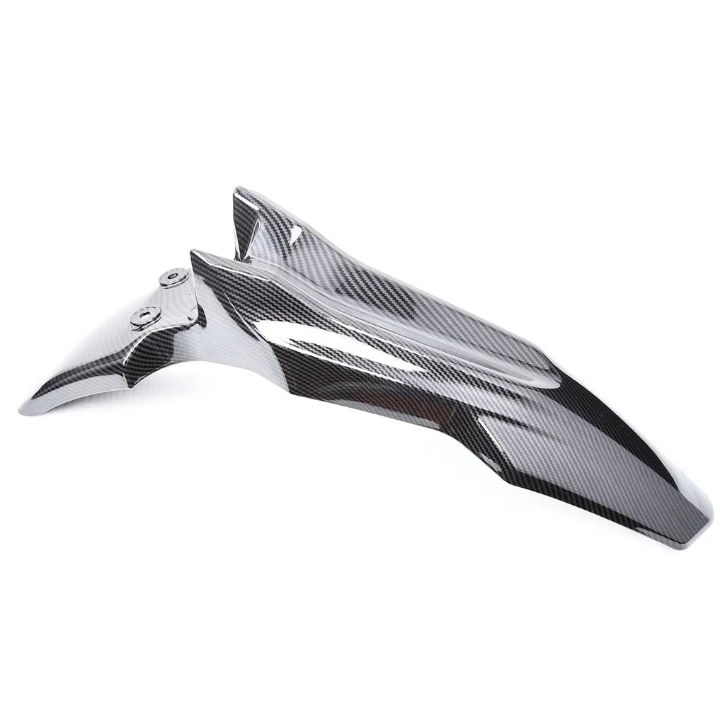 For Surron Ultra Bee Carbon Fiber Front Headlight Fender Water Transfer Glossy Parts for SURRON Headlight Mudguard Motorcycles