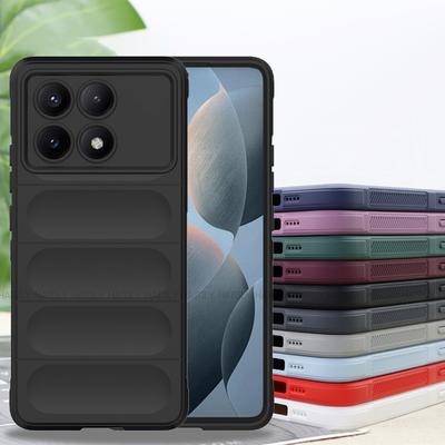 For Xiaomi Poco X6 Pro Case Xiaomi Poco X6 X6 Pro 5G Cover Skin-Friendy Silicone Luxury TPU Shockproof Protective Phone Cover