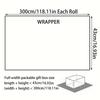 Santa Claus Christmas Wrapping Paper Kraft Paper Present Box Packing Eco-friendly Wrapper  Xmas