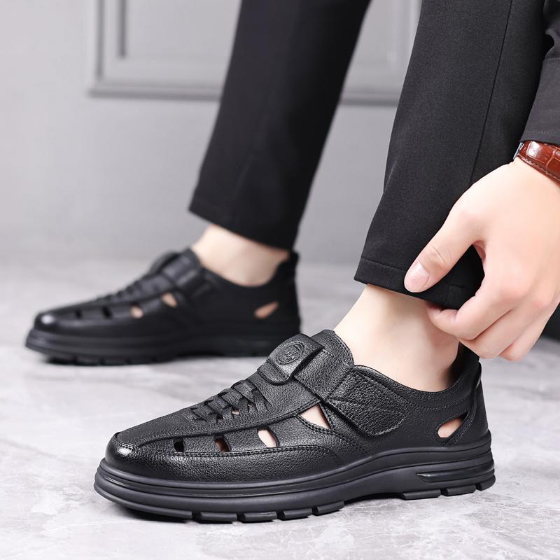 Fashion Summer New Breathable High Quality Men's Sandals Leisure Luxury Men's  Outdoor Travel Leisure Stroll Men's Shoes Hot Sales