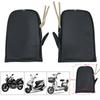 Motorcycle Protective Handlebar Set Luxury Stitching Winter Battery Car Windproof And Velvet Thickened Handlebar Set Waterproof