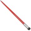 Hay Spear 49" Bale Spear 4500 lbs Capacity, Bale Spike Quick Attach Square Hay Bale Spears 1 3/4" wide, Red Coated Bale Forks, Bale Hay Spike with Hex