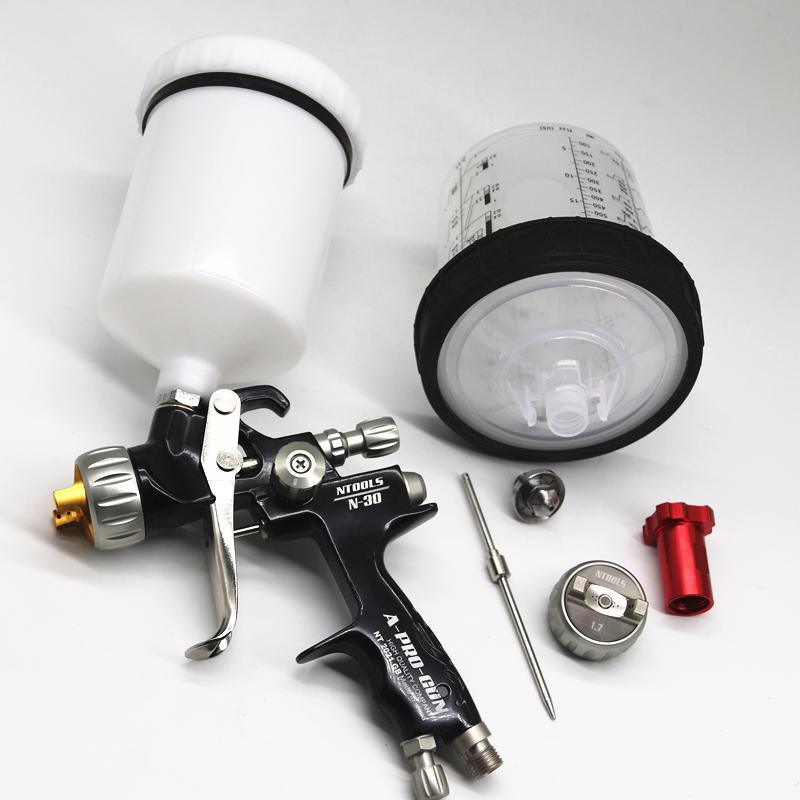 Spray Gun With 1.3 And 1.7mm Car Paint Gun With 600CC Mix Tank And Adpater Varnish Paint Sprayer /Air Spray Gun/Air Tools