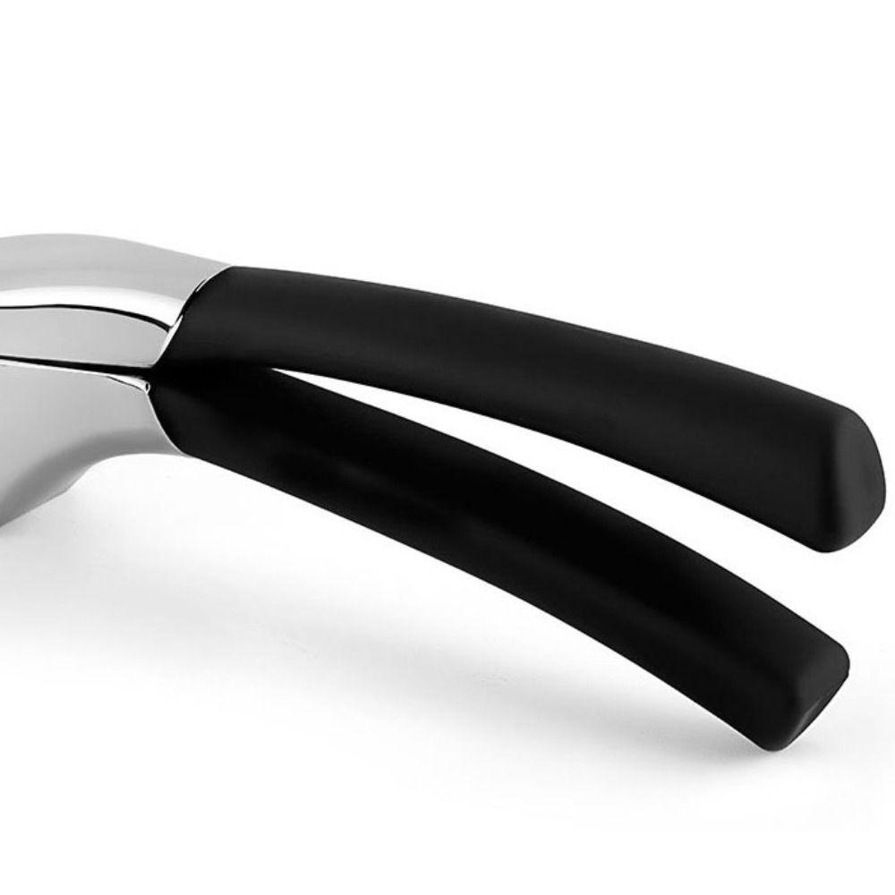Non-slip Handle Garlic Press Stainless Steel Garlic Crusher Professional Garlic Squeezer Cooking