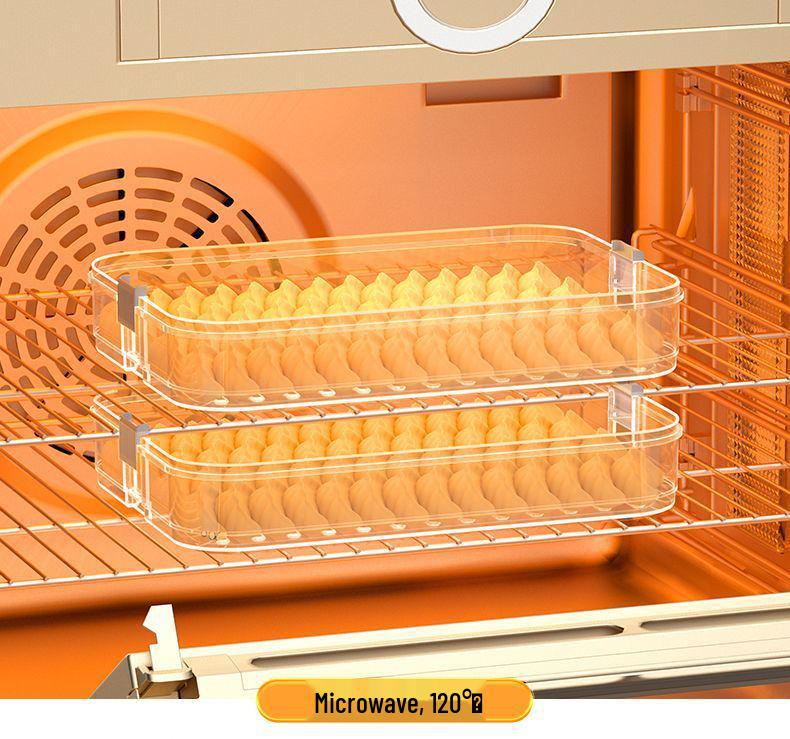 Multi-Layer Food-Grade Dumpling Storage Box for Freezer and Refrigerator