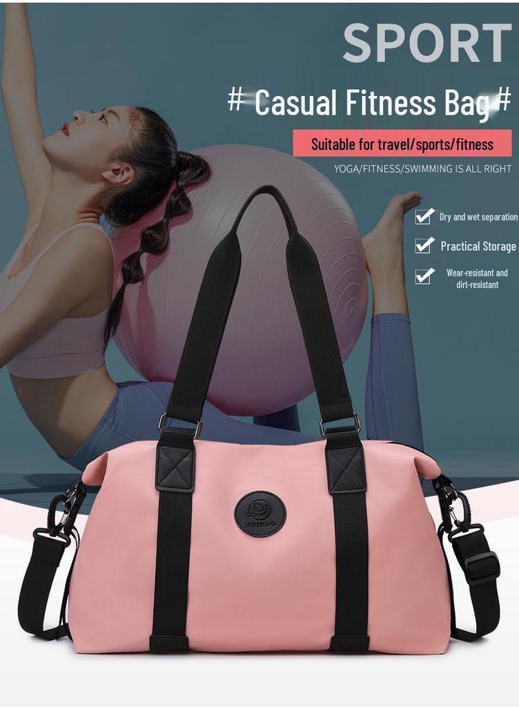 Large Capacity Lightweight Travel Tote with Wet & Dry Separation