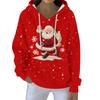 Christmas Hoodies For Women Funny Cute Printed Holiday Sweatshirt Winter Oversized Pullover Tops