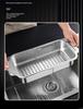 Stainless Steel Retractable Sink Drain Basket for Fruit & Veggies