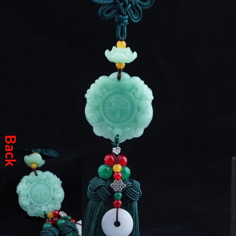1Pc Chinese Luck Car Accessory Rearview Mirror Pendant Suitable For For Asian Culture Decor & Driving Amulet