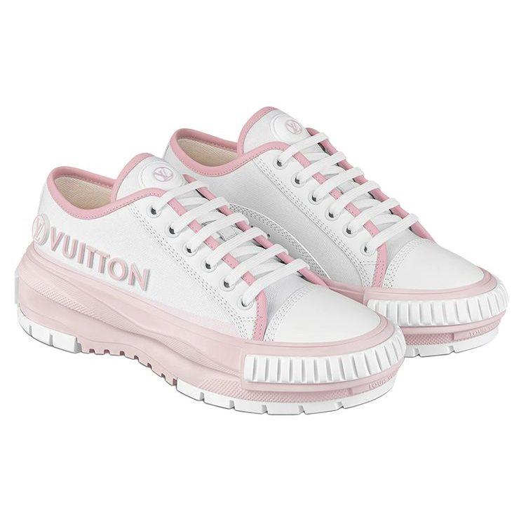 Louis Vuitton Squad Sneakers 'White Pink' Women's 1AACVV