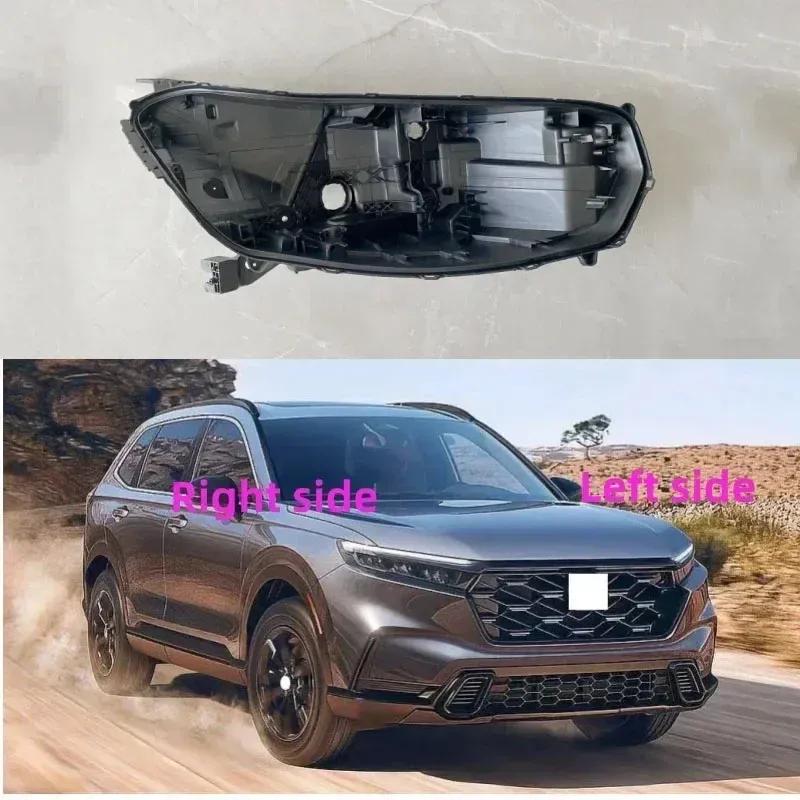 For HONDA CRV 2023 2024 Replacement Headlight Base Headlight Black Rear Shell Headlight House