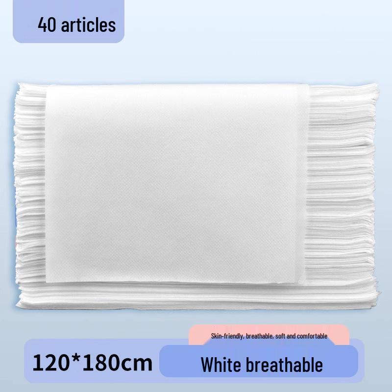 Thickened Non-Woven Disposable Bed Sheets - Breathable, Waterproof & Oil-Proof for Beauty Salons & Massage Tables