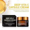 Deep Vita C Kapselcreme - Vitamin C Kapsel Gesichtsfeuchtigkeitsgel mit Kollagen & Niacinamid - Anti-Falten, Straffend, Feuchtigkeitsspendend Haut-TF