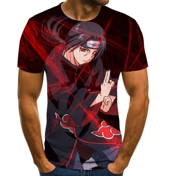 T-shirt stampata 3D Anime giapponese T-shirt uomo donna moda casual Cartoon T-shirt cool top T-shirt oversize Harajuku