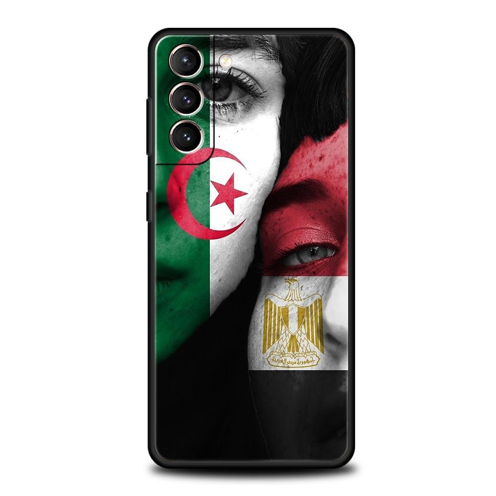 Algeria Passport Phone Case For Samsung Galaxy S25 Edge S24 S23 S22 S20 Ultra S21 FE 5G S10 Plus Soft TPU Cover