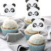 Cute Panda, Cake Topper, Cake Plugin, Creative Dessert Table Decoration, Panda Birthday Party Decoration