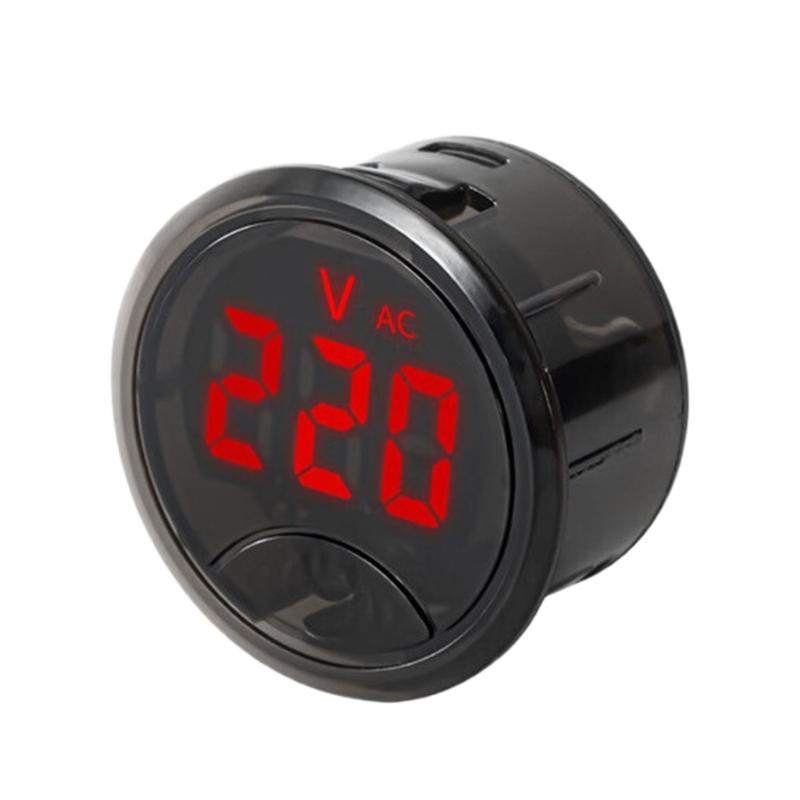 AC Voltage Meter 50 to 265V with Reverse Polarity Protections & Clear LED Display for Electrical Testing Maintenance