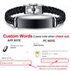 ZORCVENS New Fashion Personalized Stainless Steel Charm Bracelets Genuine Leather Braided Rope Men Bracelet Custom