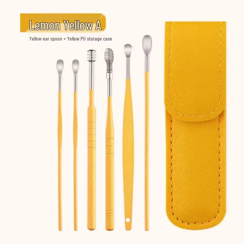 

GUAIKEAI 6-Piece Stainless Steel Ear Pick Set