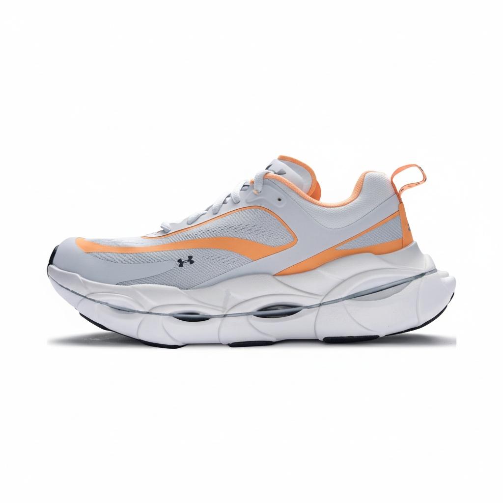 (WMNS) Under Armour Halo Racer Halo Gray Orange Bloc Black Women s 6007641-015 EU 36
