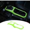 JeCar Interior Gear Shift Cup Holder Panel Cover Trim Fit for Jeep Wrangler JL JLU Gladiator JT 2018-2024 2025 2026+ (Red)