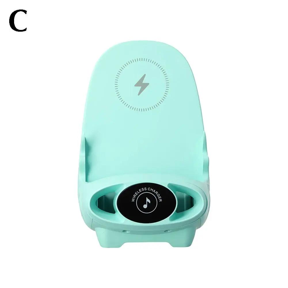 Wireless Fast Charging Charger Stand Holder Unique Mini Ergonomic Desktop Holder Station Shape Chair Phone Phone Mobile L8M1