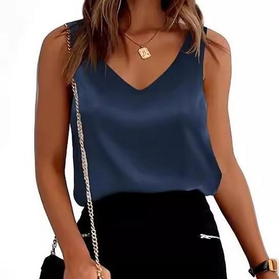 European-American Women's Summer Casual Sleeveless Camisole Top