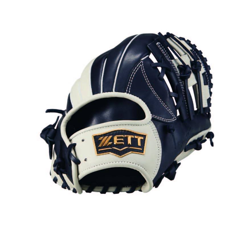 ZETT Soft Baseball Glove Fine Play All Round Black X Gray Right Pitch Size: 4 BRGB35520Z