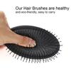 Plastic Cushion Massage Hair Brush for Detangling Anti-Knot Nylon Bristle Oval Hairbrush Volumizing Hair Styling Comb Ultra Soft Hair Brushes