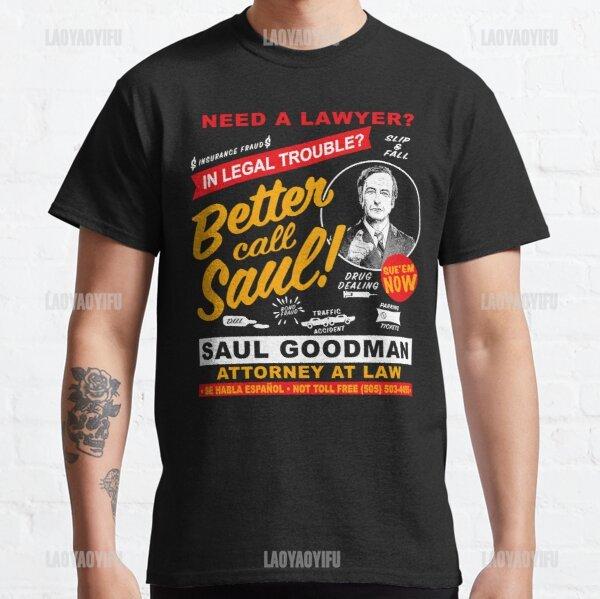 Better Call Saul T Shirt for Men Hamlin Hamlin and Mcgill Novelty Tshirt Goodman Drama Legal Tv Series Camisetas Wholesale
