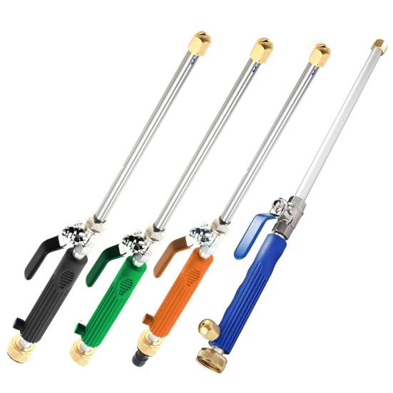 Høytrykksspylerlanse Høytrykkskraftspyler Bærbar Bilvaskelanse med Slange Hurtigkobling for Bilvindu Hage Rengjøring