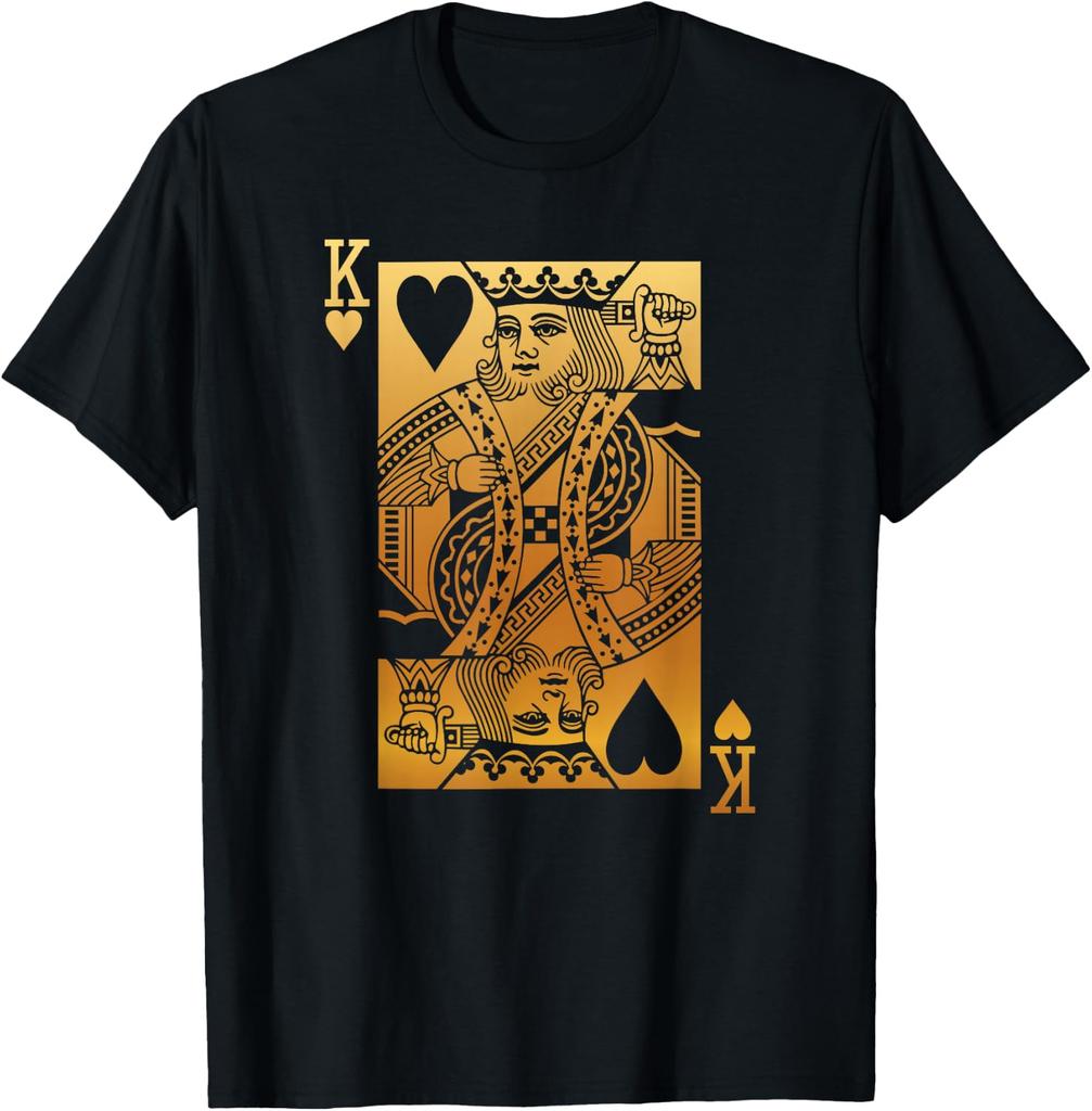 King of Hearts Card T-Shirt T-Shirt
