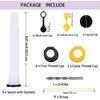 6 Pack Gas Can Spout Replacement Old Style with Pour Nozzle Vent Cap Drill Bit Gaskets Screw Cap Universal fit Most of Fuel Water Container 1 2 5 10