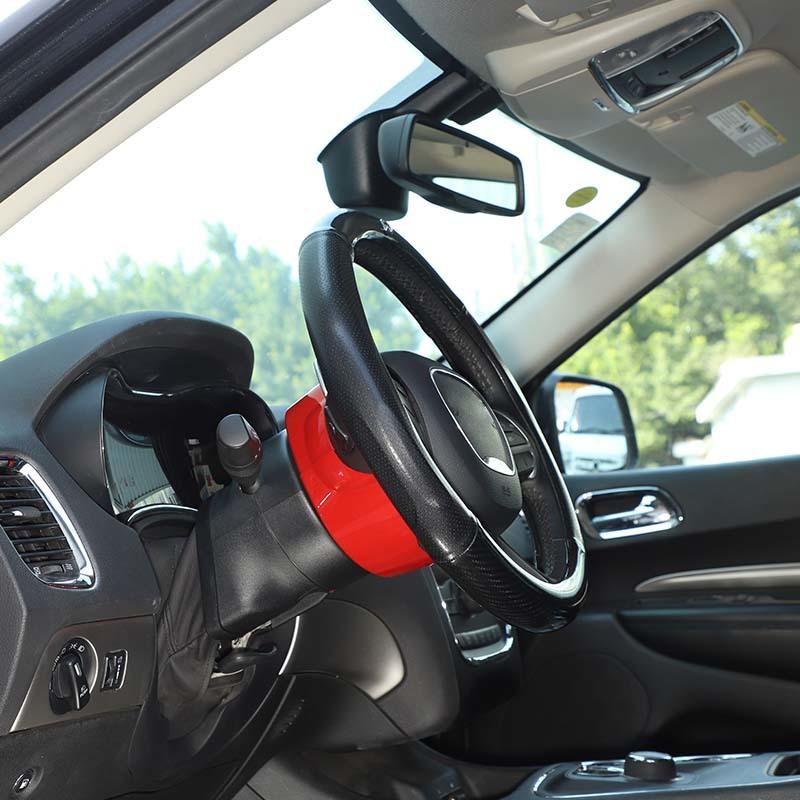 ABS Steering Wheel Base Upper Decoration Protective Cover Sticker Fit For Dodge Charger For Challenger For Durango For 300C Interior Accessories