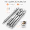 Nicpro 5-Piece Art Mechanical Pencil Set, Metal Drafting Pencils, 0.3, 0.5, 0.7, 0.9, 2mm, Graphite Lead Holder (4B, 2B, HB, 2H Colored Pencils), for