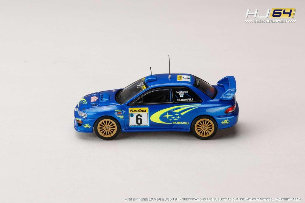 1/64 SUBARU IMPREZA WRC 1999#6 (MONTE CARLO)