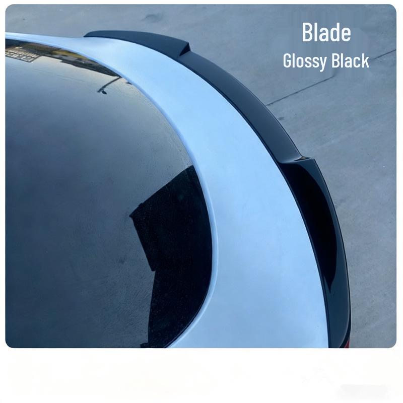 High Performance Rear Spoiler for Tesla Model 3/Y - Carbon Fiber Texture, Original Style, P Version by Ya Qi Accessories