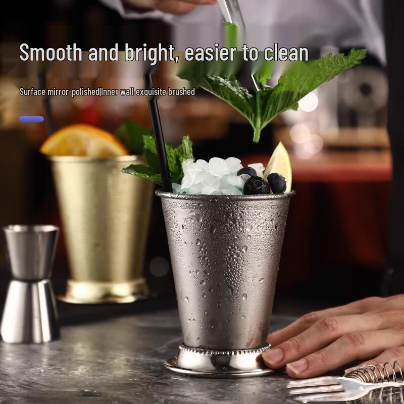 Mint Julep Cocktail Metal Cup