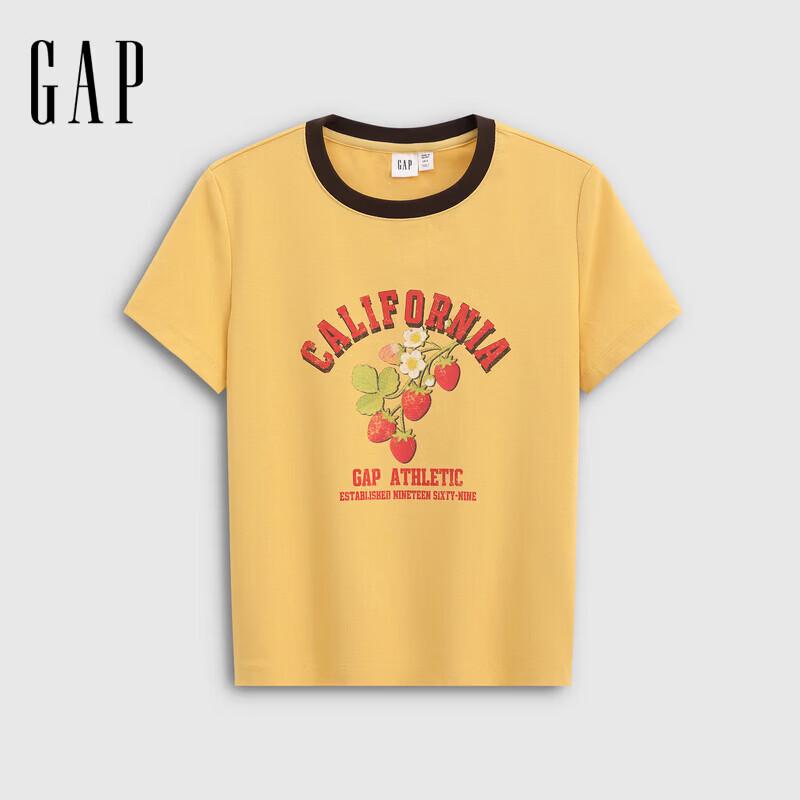 GAP Women's Logo Print Short Sleeve T-Shirt