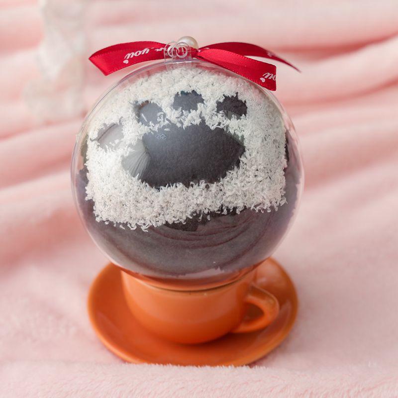 Damen Korallfleece Wintersocken - Nicht fusselnd, Fleecegefüttert, Gemütlich Cartoon Weihnachtsgeschenk