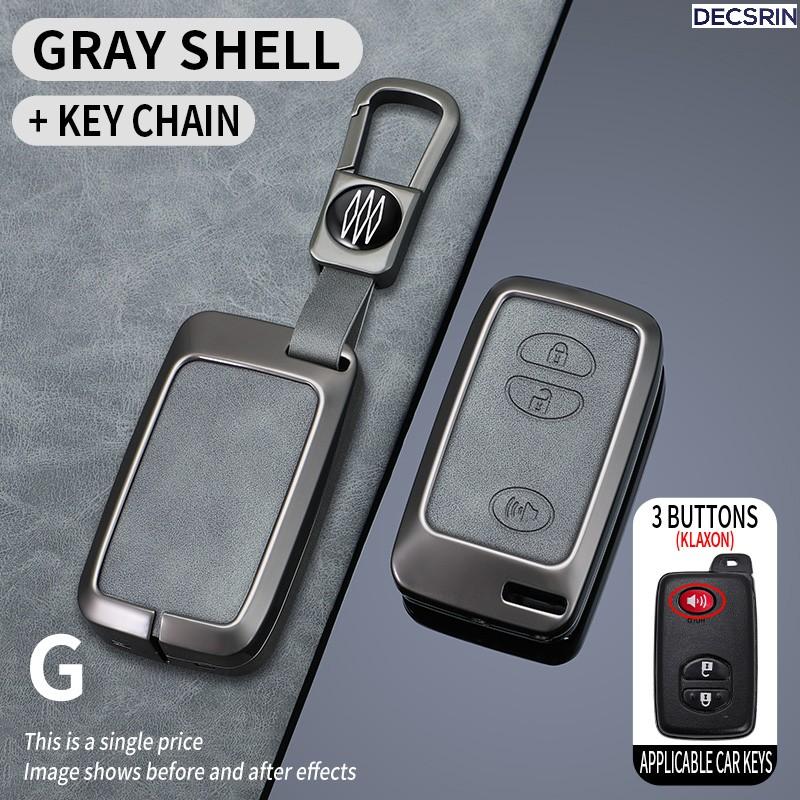 2/3/4 Buttons Car Key Case Cover Shell Fob for Toyota Prius 30 Alpha Aqua Land Cruiser Auris for Lexus LC 200 Car Accessories