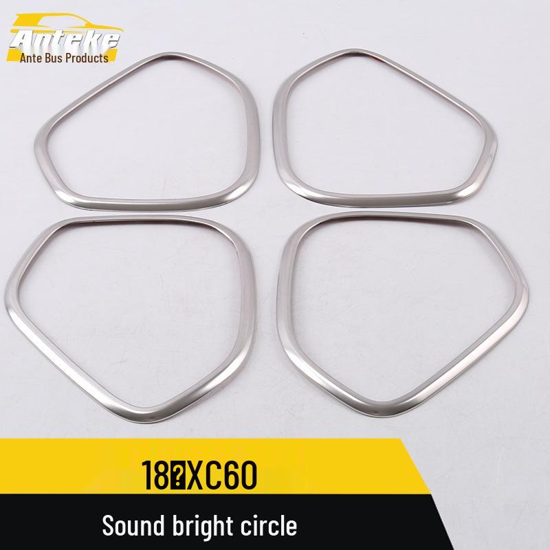 Cadru Decorativ din Oțel Inoxidabil și Husă Protectoare pentru Difuzor pentru XC60