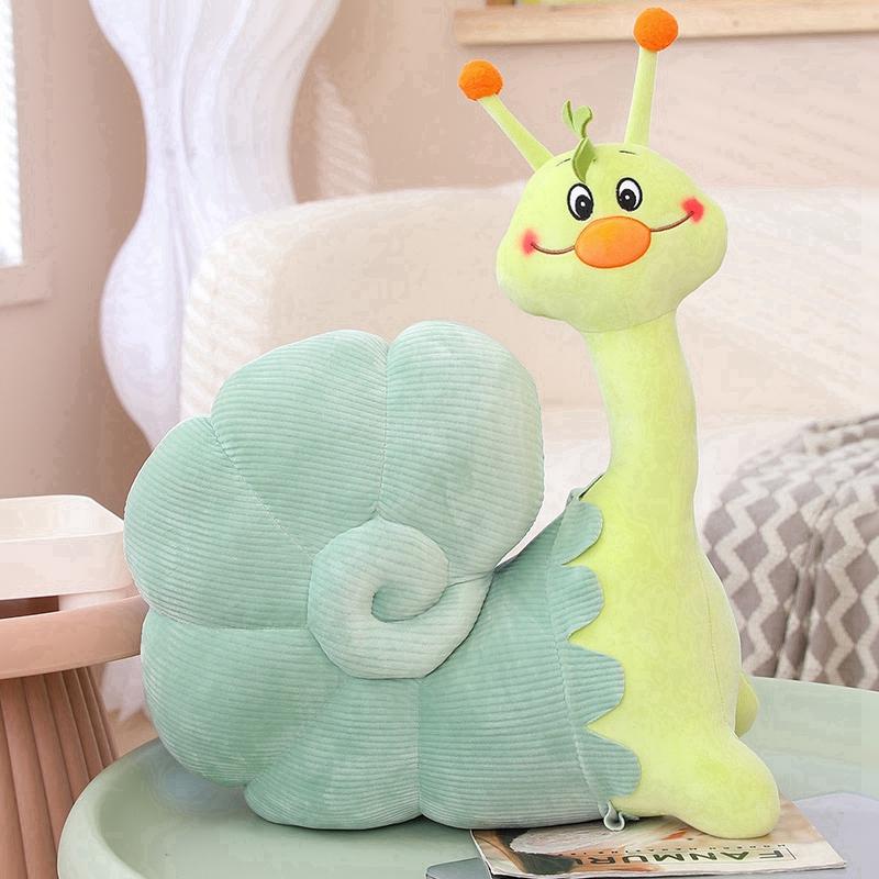 25CM/40CM/50CM Cartoon Snail Plush Toys Cushion Fancy Pillow Stuffed Soft Animal Sofa Home Car Decor Gifts
