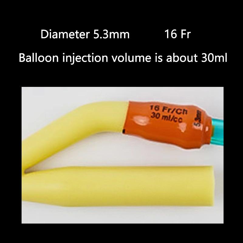 1pcs 2/3 Chamber Latex Catheter Silicone Coated Sterilized Urethral Catheter Male/Women/Children Urinary Catheter