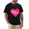 Please Please Please Pink Heart Quote TShirt Graphic Tee Shirt Oversized Graphic Tee Fruit of the Loom Mens T Shirts