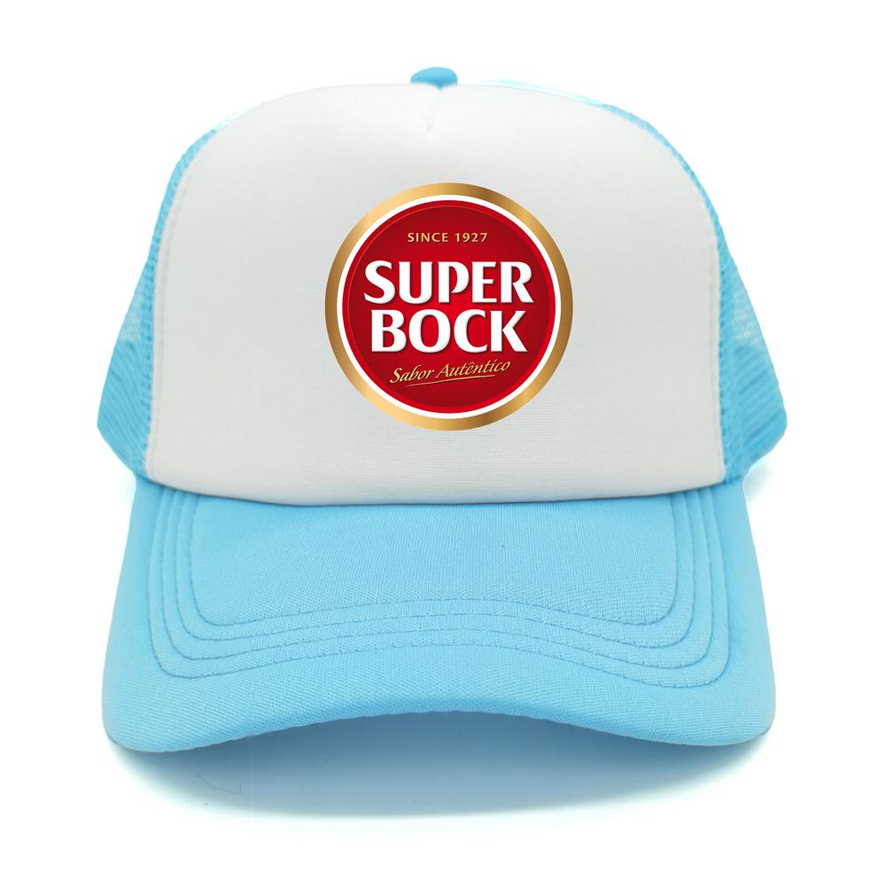 Berretto Trucker Super Bock Unisex Cappello Divertente Cappellino da Baseball Fresco Estivo Cappellini Unisex a Rete