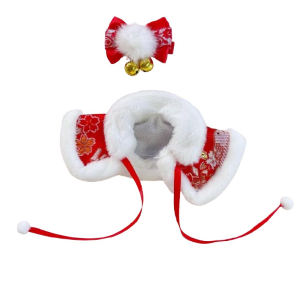 

Embroidery Sitting Party Labubu Doll Clothes New Year Labubu II Plush Doll Outfit Children Gift червоний