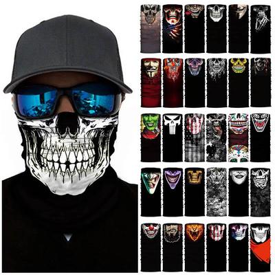 1PC Snood Magic Unisex Beliebt Neck Tube Frauen Wärmer Mehrzweck Wechselbar Männer Bandana Schal Gesichtsmaske Schädel Gesichter Outdoor