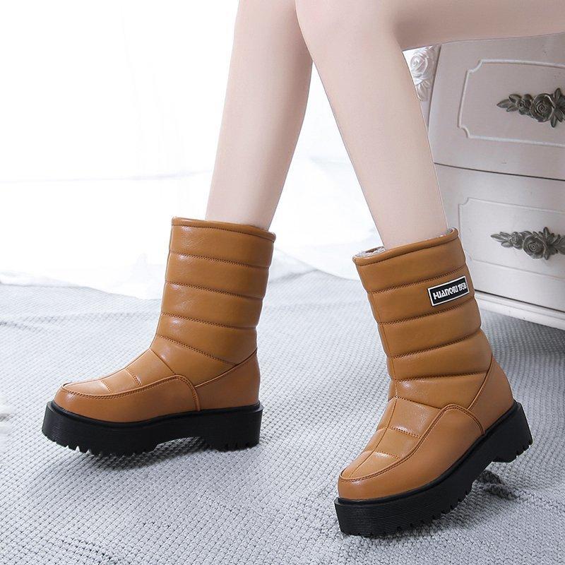 Warm halten beim Gehen, Bestseller im gesamten Netzwerk, winterliche Freizeit- und bequeme Damen-Schneestiefel