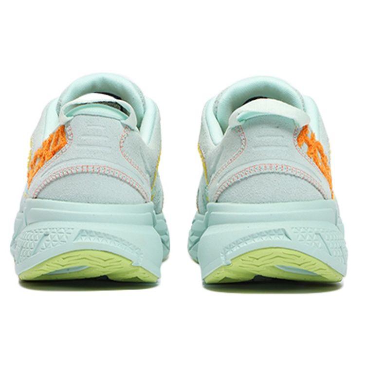 HOKA Clifton L Nakış - Mavi Camlı Unisex Spor Ayakkabı Parlak-Sarı 1126854-BGRYL